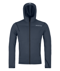 Mikina ORTOVOX Fleece Light Hoody Men's Dark Arctic Grey